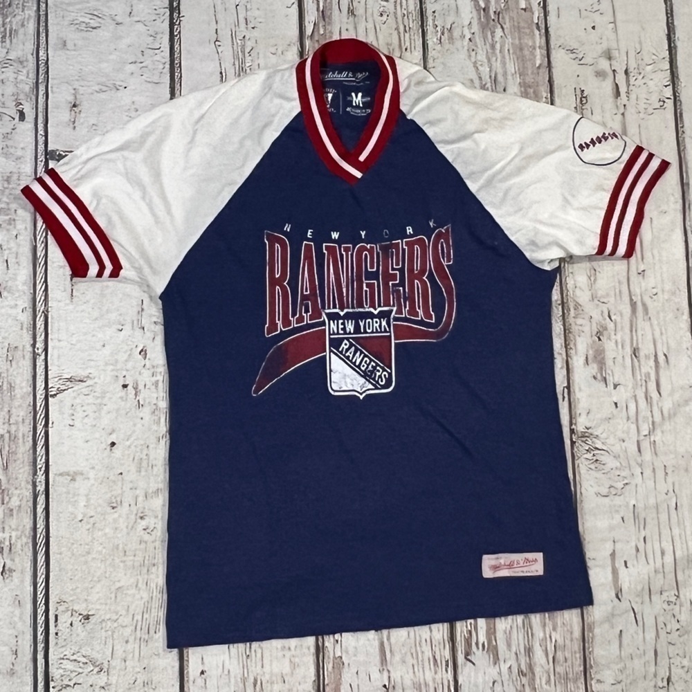 Women's New York Rangers Mitchell & Ness NHL Hockey Tshirt